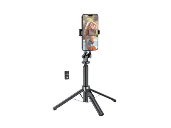 Hoco K21 Tabletop Holder for Live Broadcast – Adjustable, Black Hoco K21 Tabletop Holder for Live Broadcast – Adjustable, Black